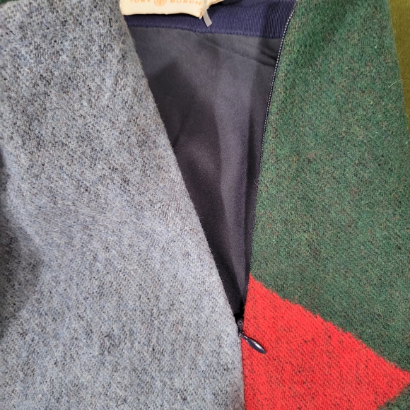 New Tory Burch Cheval Patchwork Mini Skirt | Size 2 - Picture 7 of 8